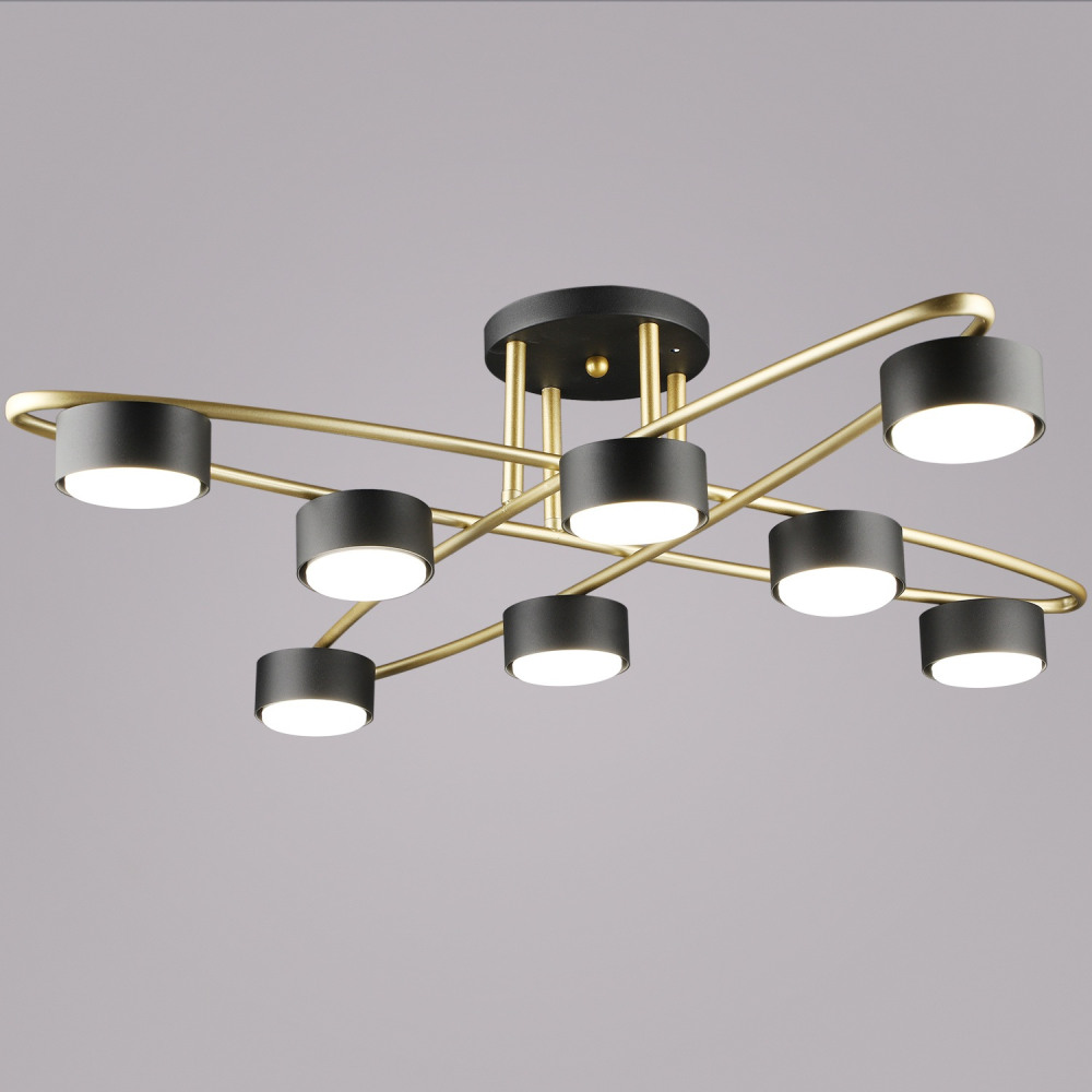 Reluce Потолочная люстра  06658-0.3-08 GD+BK GX53 