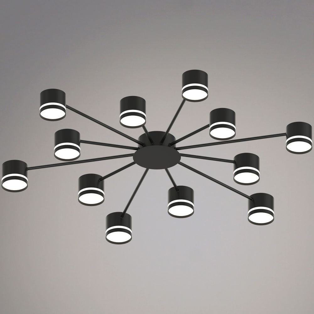 Reluce Потолочная люстра  06730-0.3-12 GX53 BK 