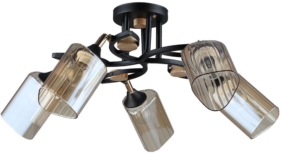 Arte Lamp Потолочная люстра Glamore A5076PL-5BK 