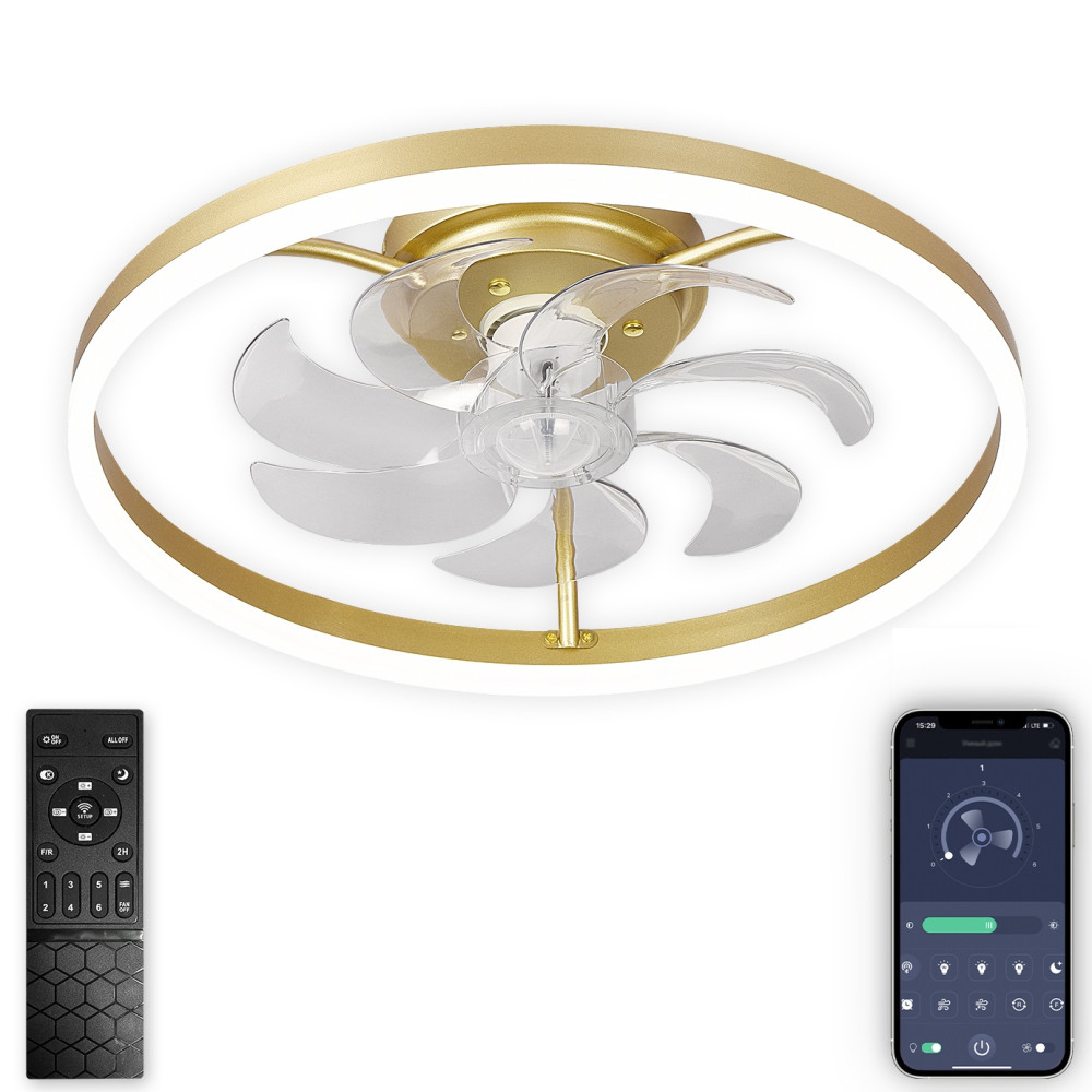 Natali Kovaltseva Потолочная люстра Ledfan LED LAMPS 81491 