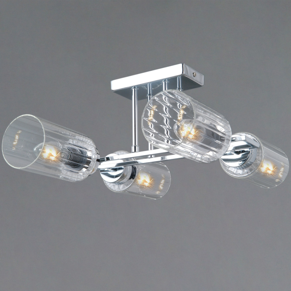 ILLUMICO Потолочная люстра  IL0780-4CSQ-25 CR NAPLES 