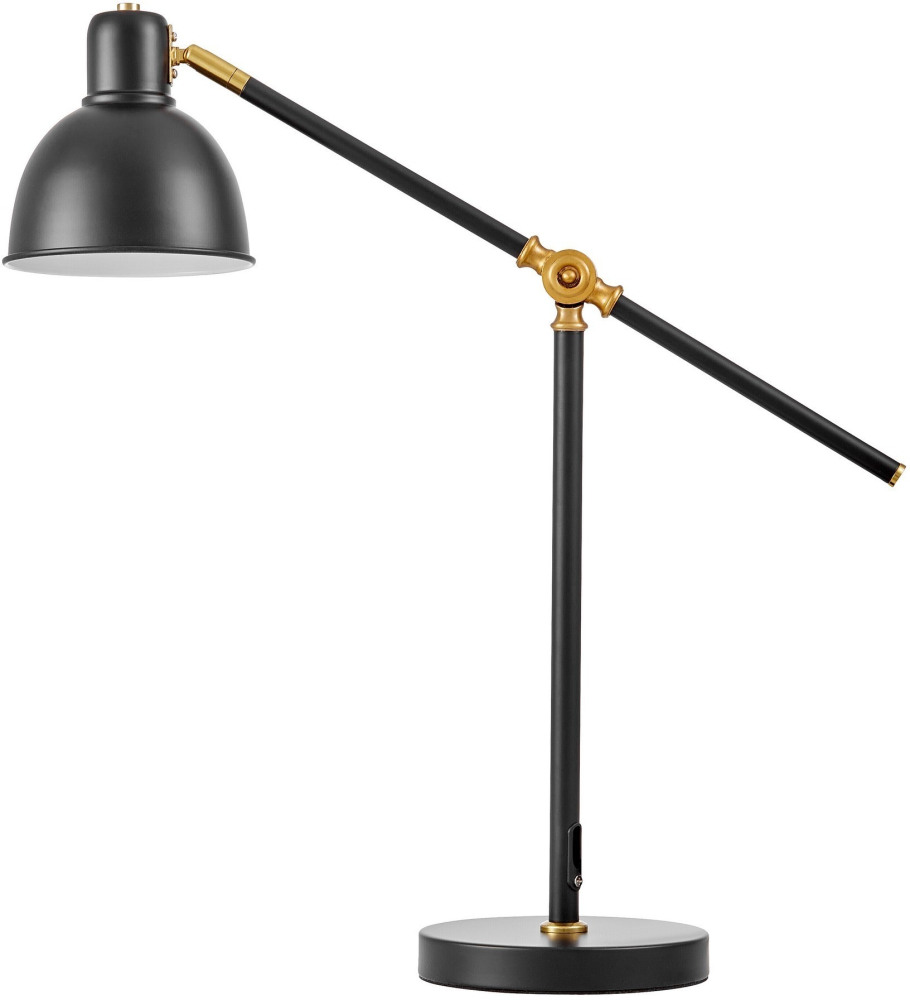 Lumina Deco Интерьерная настольная лампа Zula LDT 7736-1 BK+MD 