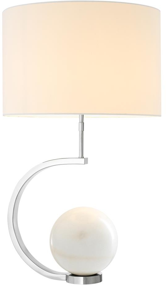 Интерьерная настольная лампа Table Lamp KM0762T-1 nickel 