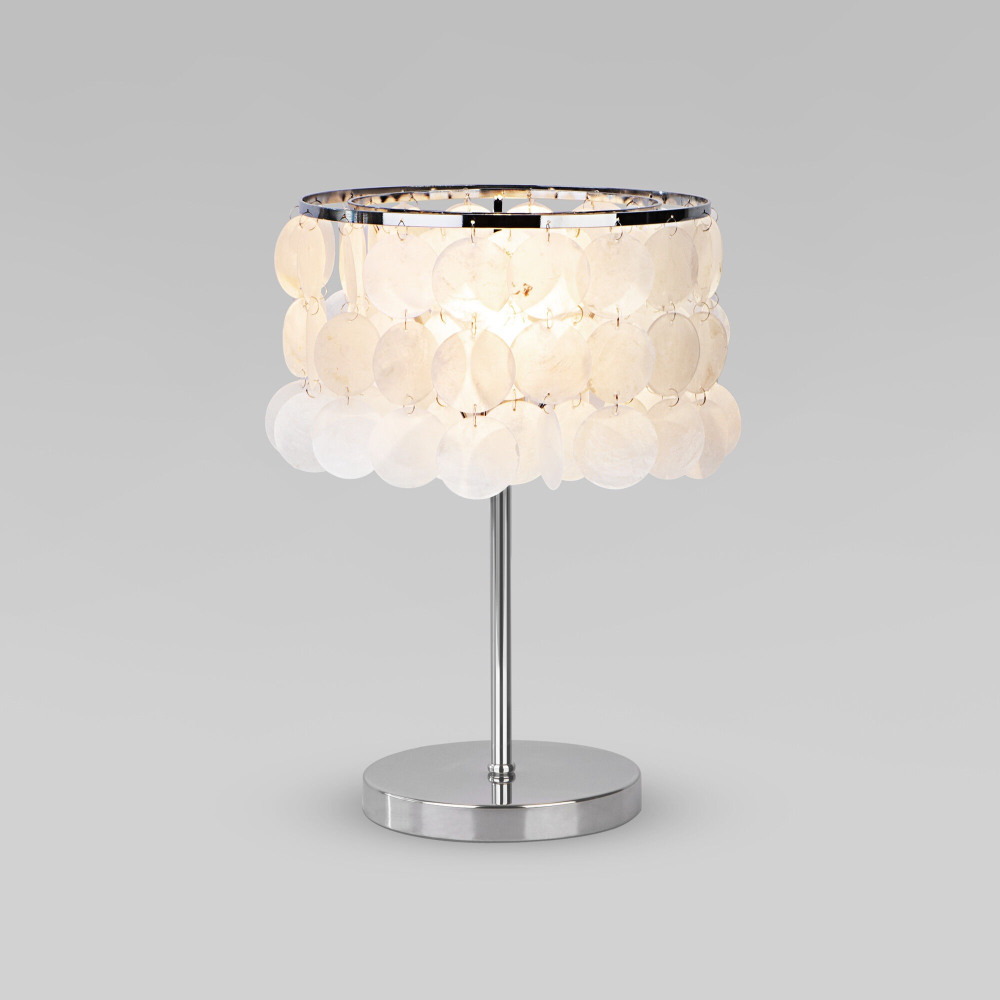 Eurosvet Интерьерная настольная лампа Sandra 208101 хром 