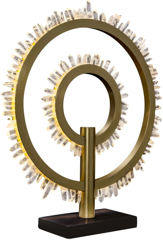 DeLight Collection Интерьерная настольная лампа Quartz Halo MT20020154-2A satin gold 