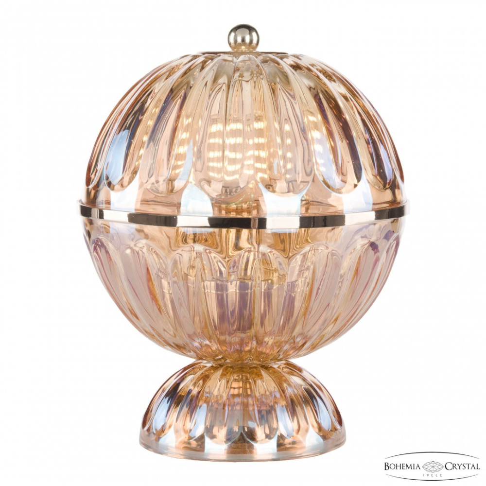 Bohemia Интерьерная настольная лампа 5480 5480L/17 G Shampan/M-1H 