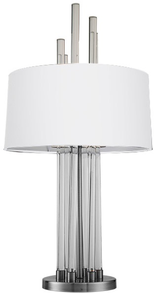 Интерьерная настольная лампа Table lamp KM0921T nickel 