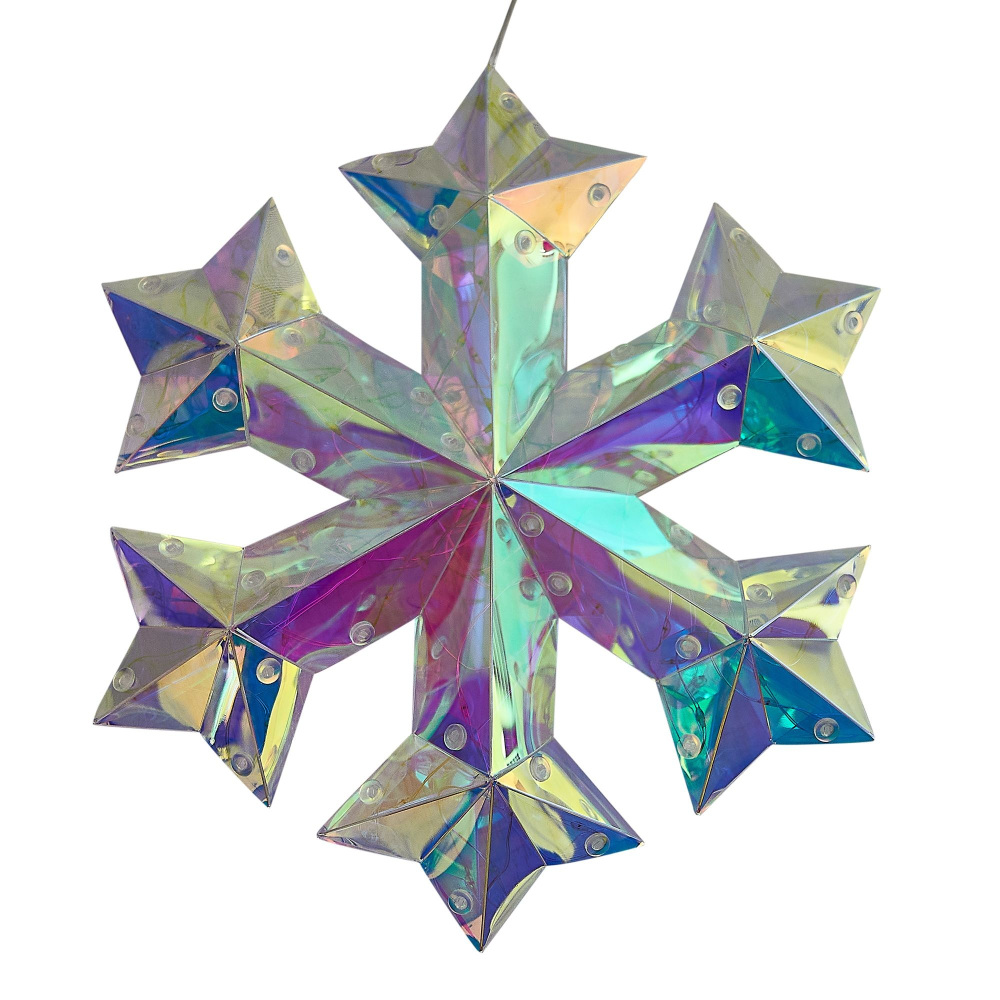 Uniel Светильник декоративный  ULD-R512 3АА SNOWFLAKE 