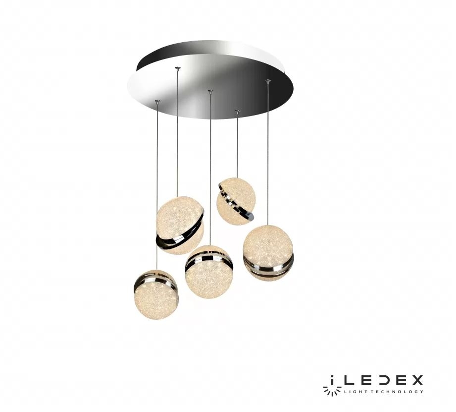 iLedex Подвесной светильник Crystal Ball C4474-5R CR 