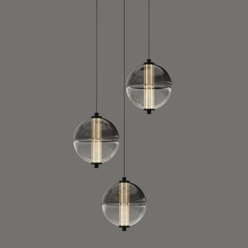 DeLight Collection Подвесной светильник MD24022079 MD24022079-3A black/smoky 