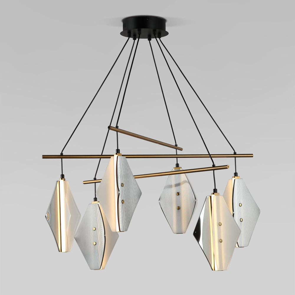 Eurosvet Подвесной светильник Glare 301054 LED латунь 