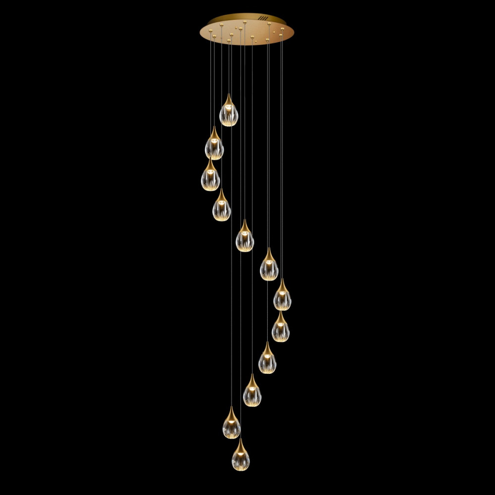 DeLight Collection Подвесной светильник Stilla MD24001004-12A gold/clear 