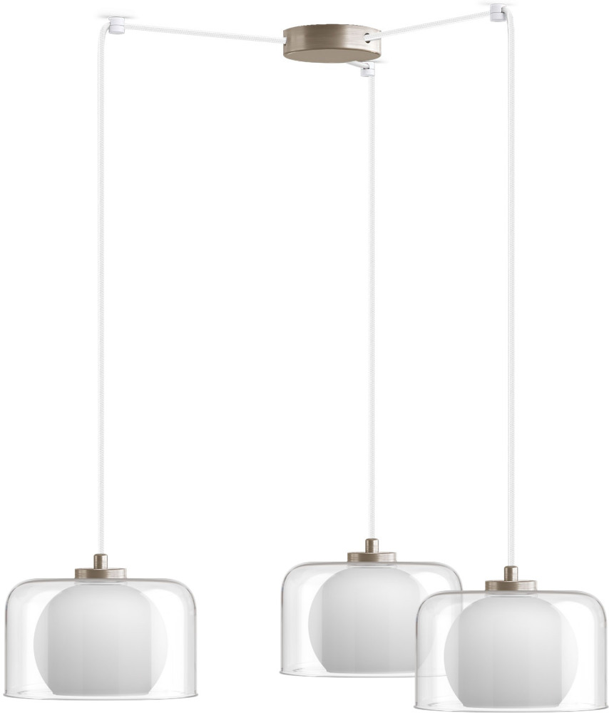 33 Идеи Подвесной светильник  PND.114.03.07.002.NI-S.28.TR-S.02.WH 