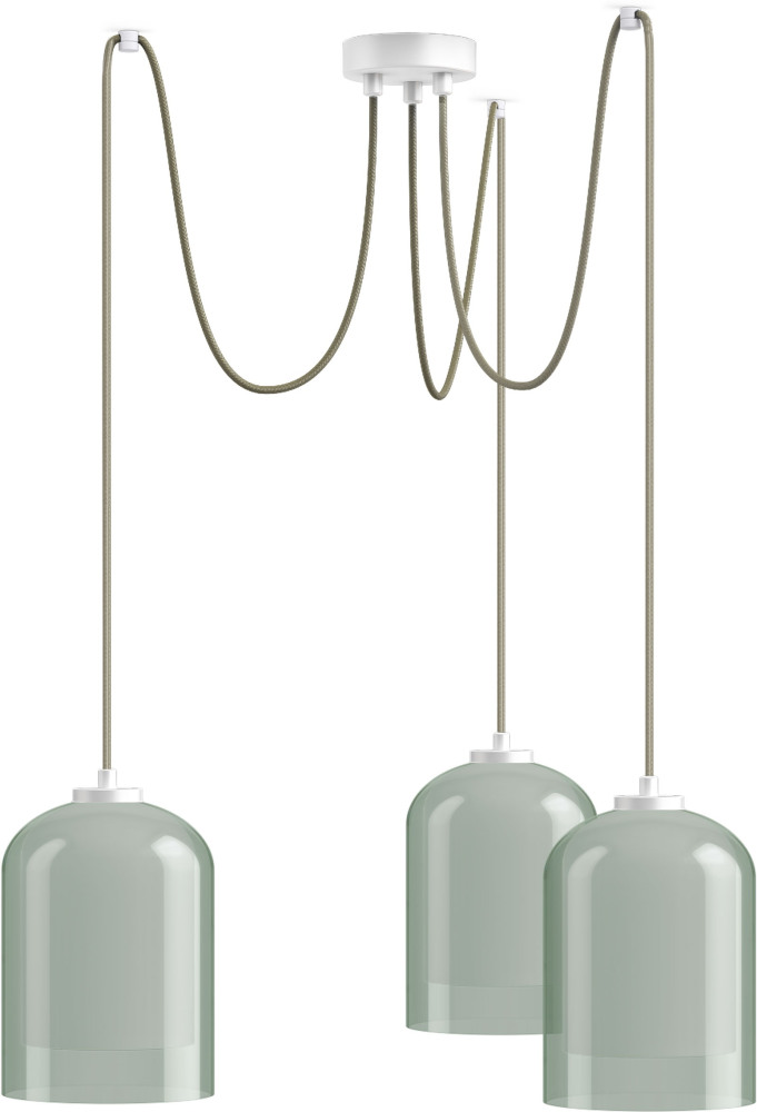 33 Идеи Подвесной светильник  PND.115.03.17.023.WH-S.26.GC-S.27.WH 