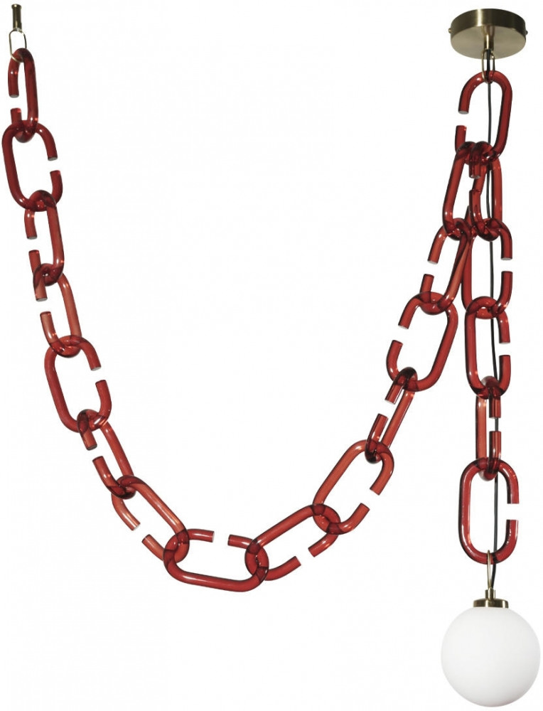 Подвесной светильник Chain 10128C Red 