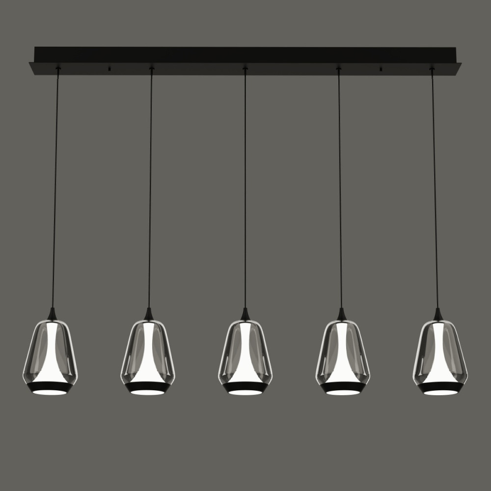 DeLight Collection Подвесной светильник MD24001011 MD24001011-5B black/smoky 