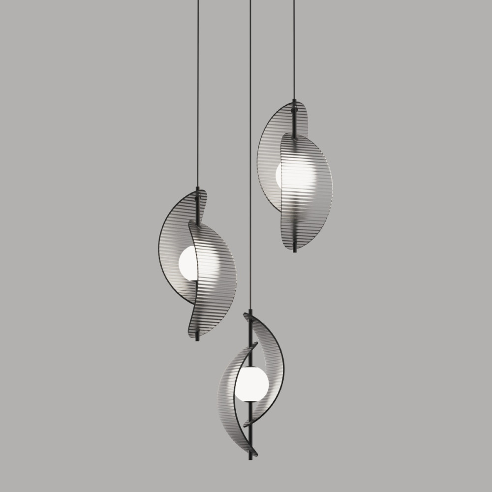 DeLight Collection Подвесной светильник MD24030035 MD24030035-3A black/smoky 