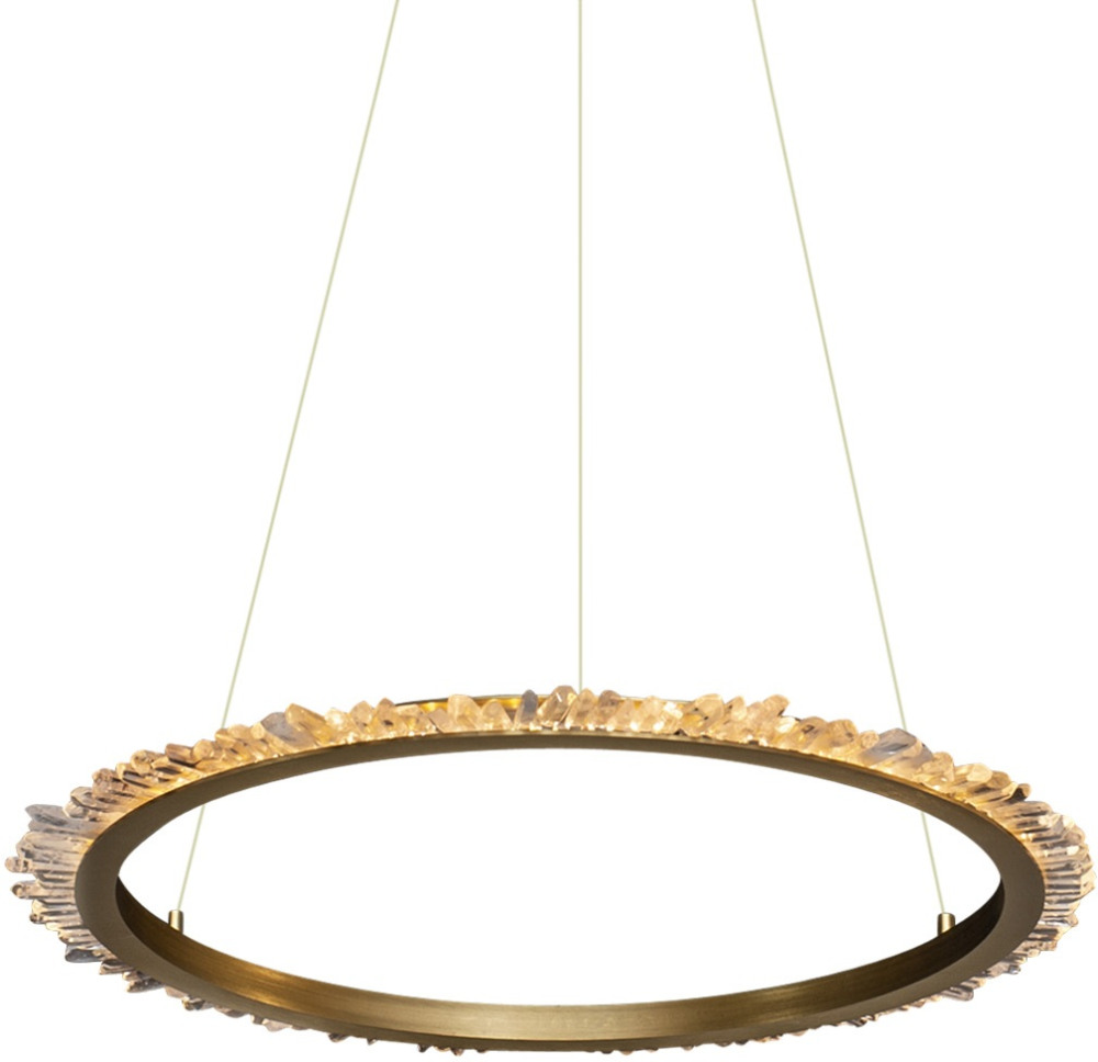 DeLight Collection Подвесной светильник Quartz Halo MD20020154-1B satin gold 