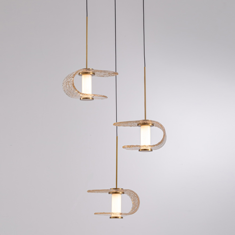 DeLight Collection Подвесной светильник MD24020901 MD24020901-3A gold/cognac 