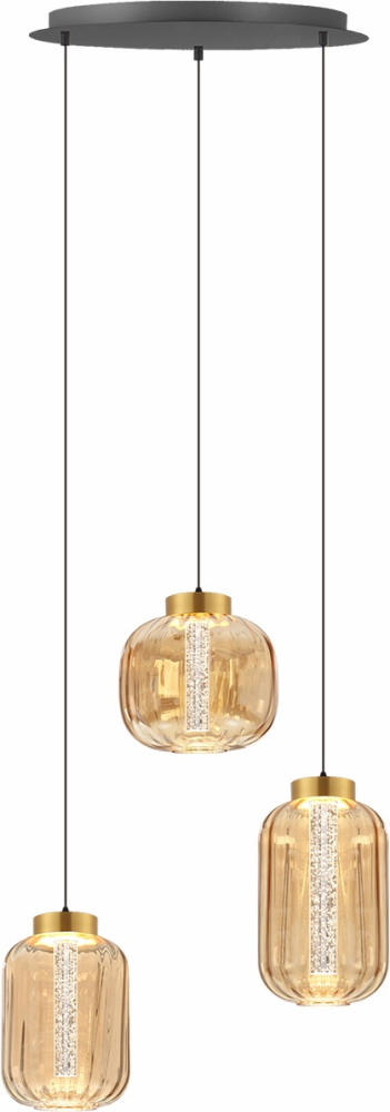 Imex Подвесной светильник  PLC-7077-500-3P-AMBER 