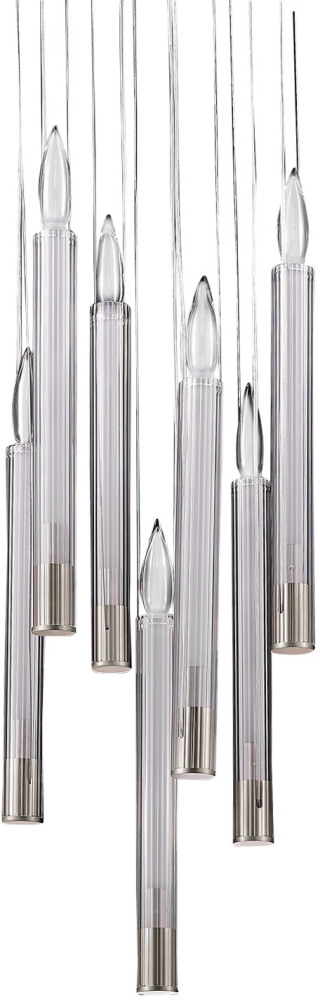 Подвесной светильник Candle P68094-7 chrome 