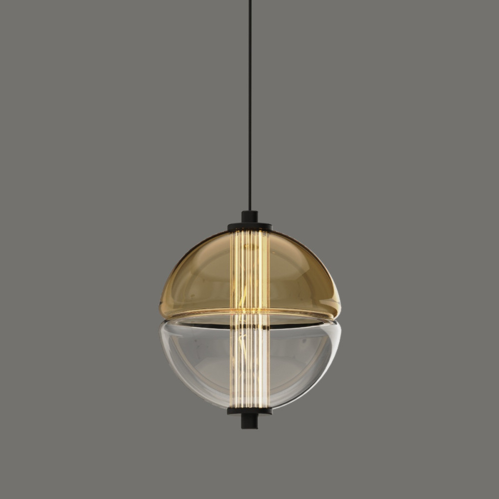 DeLight Collection Подвесной светильник MD24022079 MD24022079-1A black/amber 