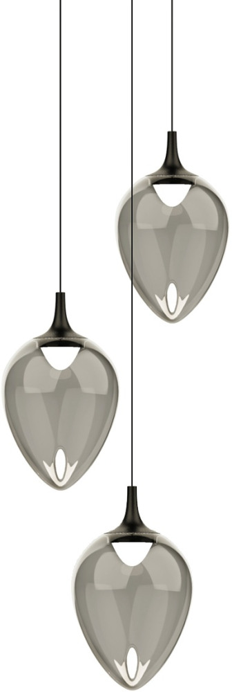 DeLight Collection Подвесной светильник MD24001012 MD24001012-3A black/smoky 