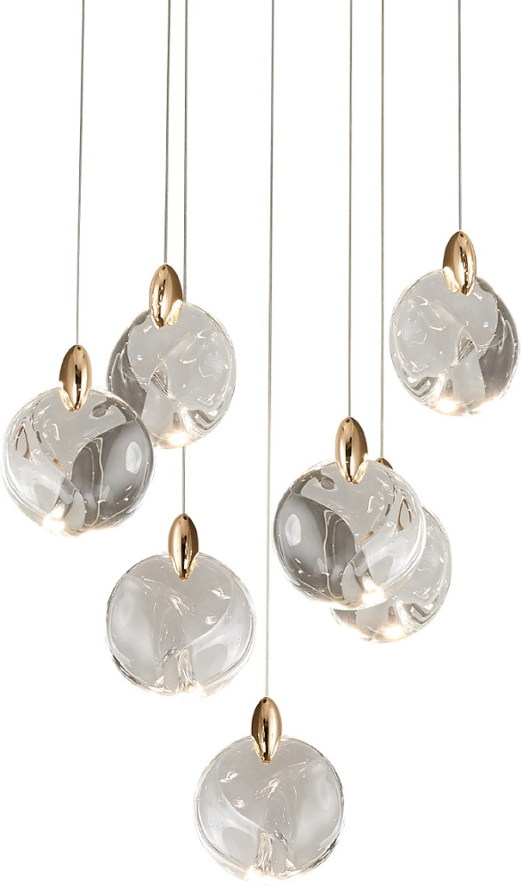 DeLight Collection Подвесной светильник OD2440 OD2440-7 gold/clear 