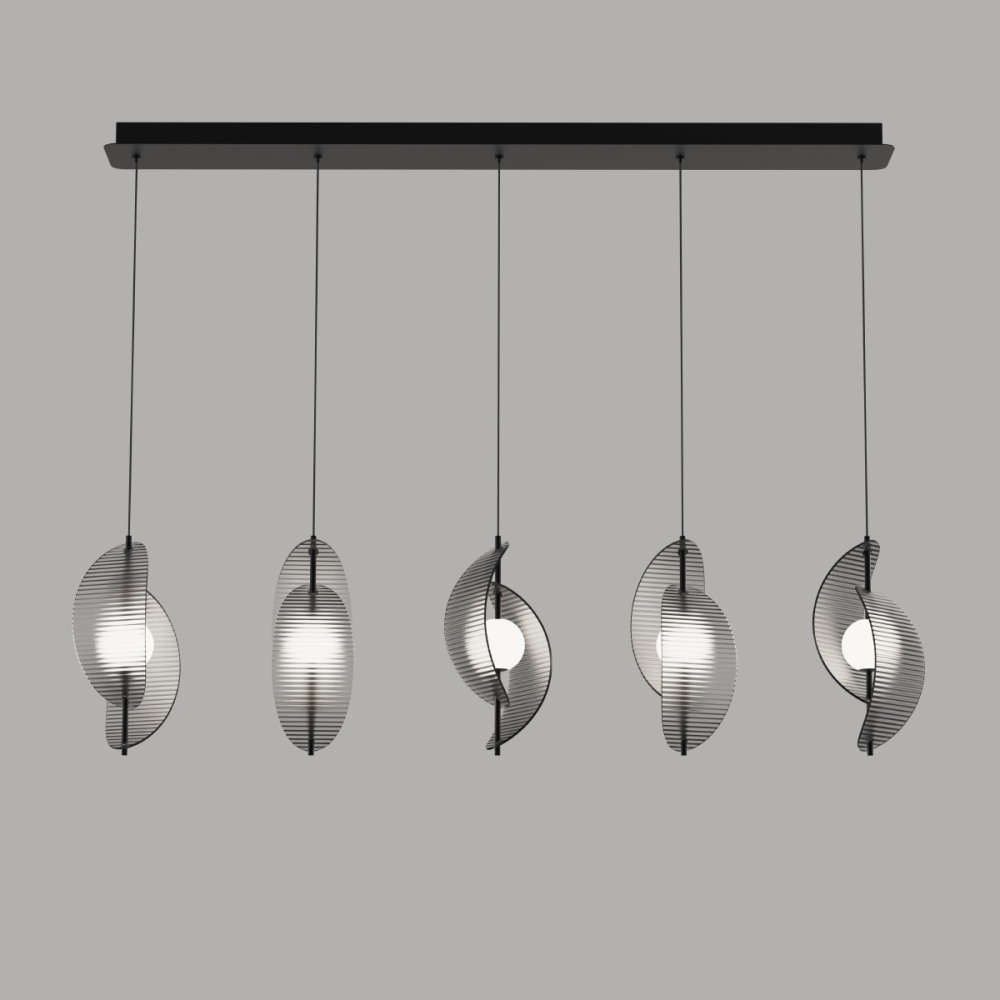 DeLight Collection Подвесной светильник MD24030035 MD24030035-5B black/smoky 