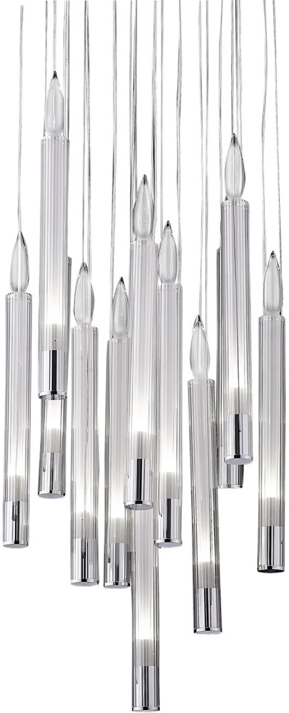 Подвесной светильник Candle P68094-13 chrome 