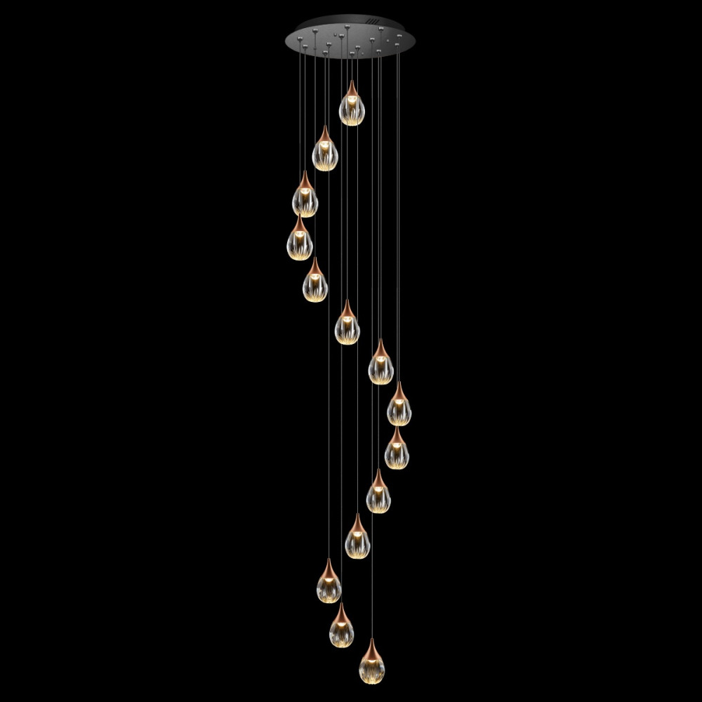 DeLight Collection Подвесной светильник Stilla MD24001004-14A copper/clear 