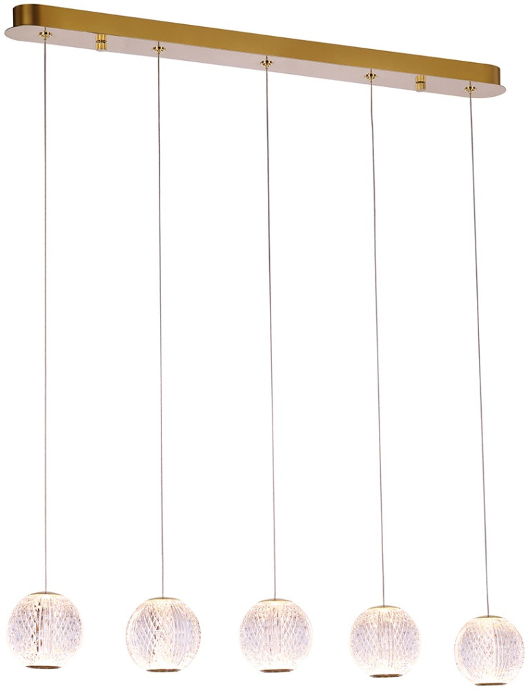 DeLight Collection Подвесной светильник Elliot Diamante MD20001012-5B gold 