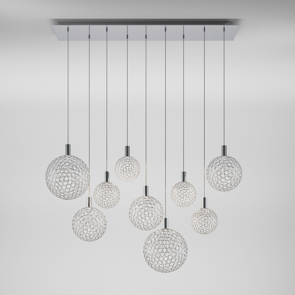 Eurosvet Подвесной светильник Gemini 90353/9 хром 