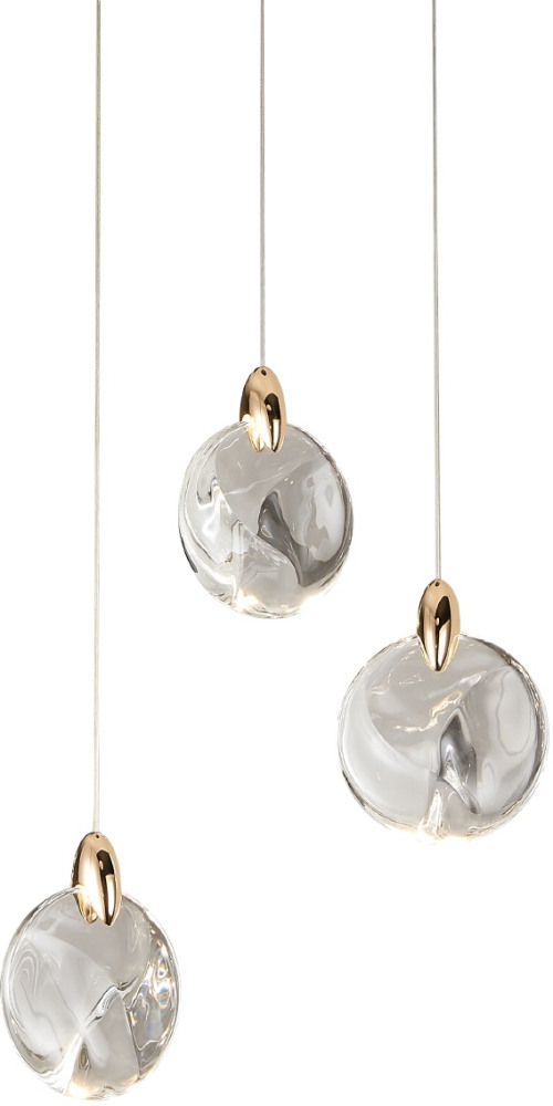 DeLight Collection Подвесной светильник OD2440 OD2440-3 gold/clear 