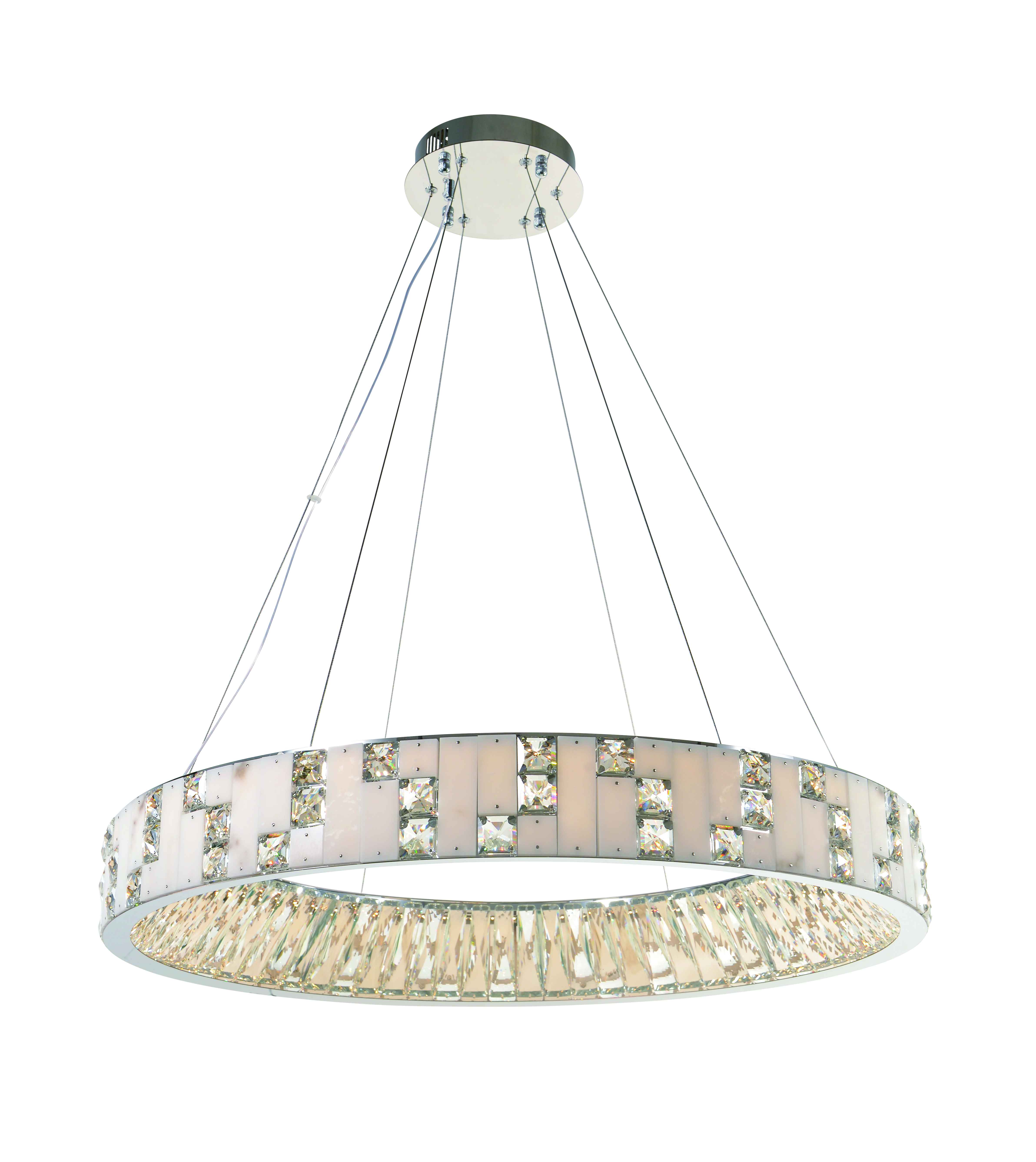 6029R/80W CHROME+CLEAR (1) Люстра NW 