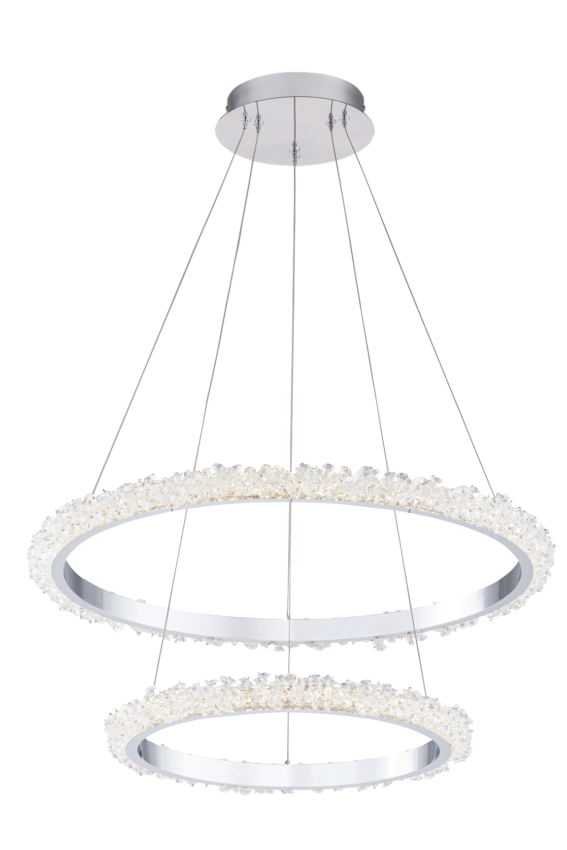 7299-2C65 CHROME+FINISH+CLEAR CRISTALL (1) Люстра NW 