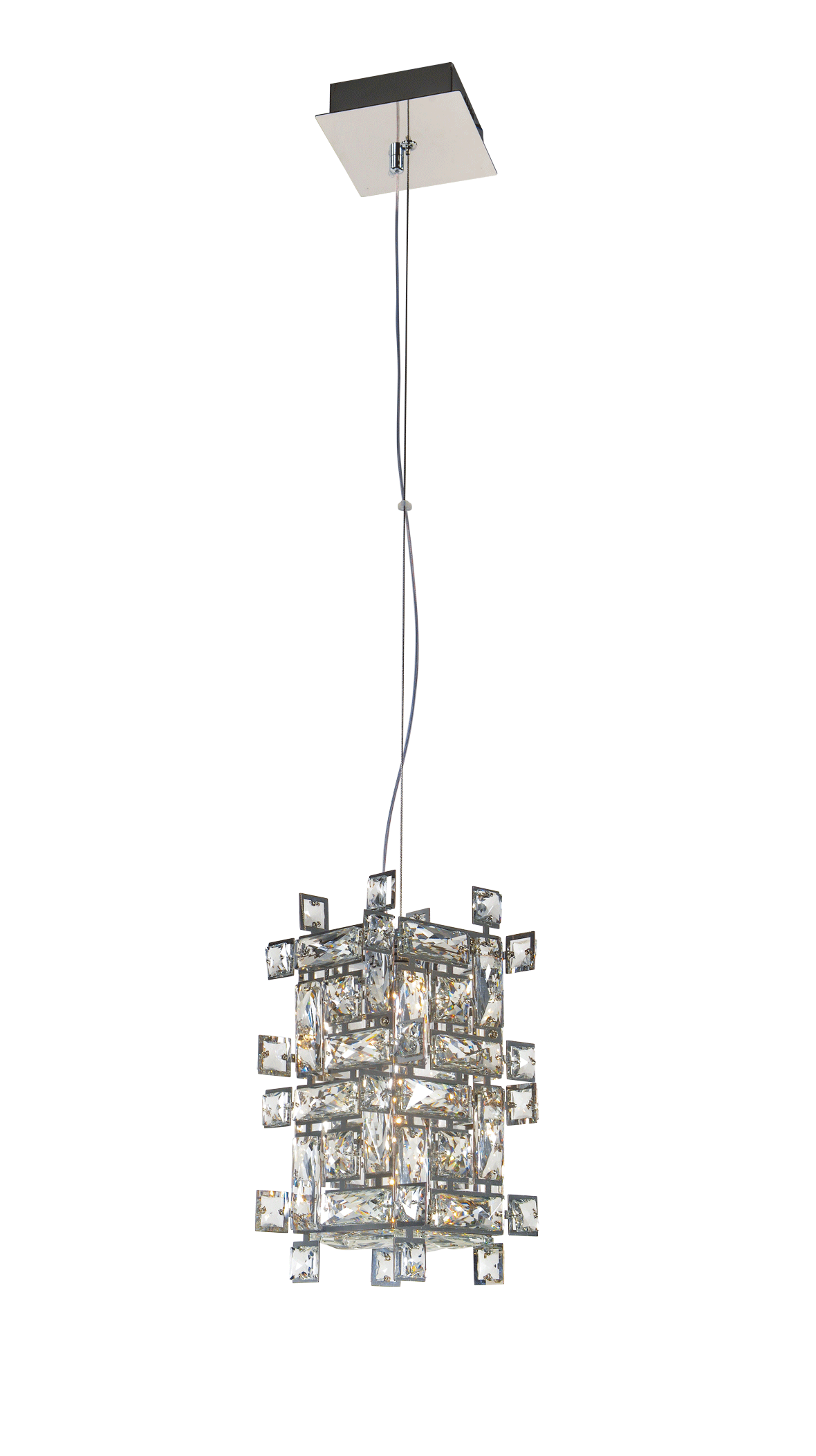 6078R/1A CHROME+CLEAR (1) Люстра NW 