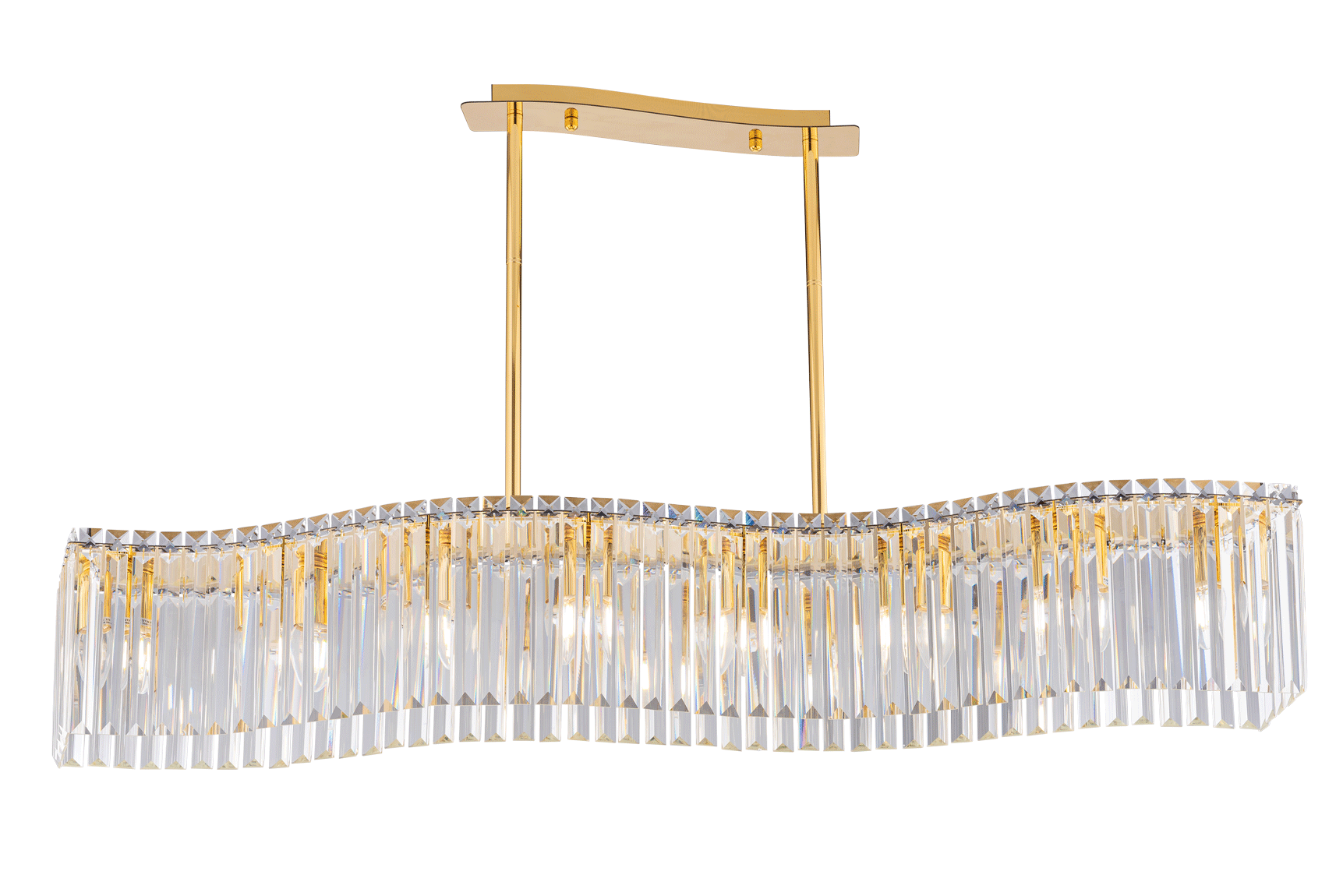 3100E/8A GOLD+CLEAR (1) Люстра NW # 