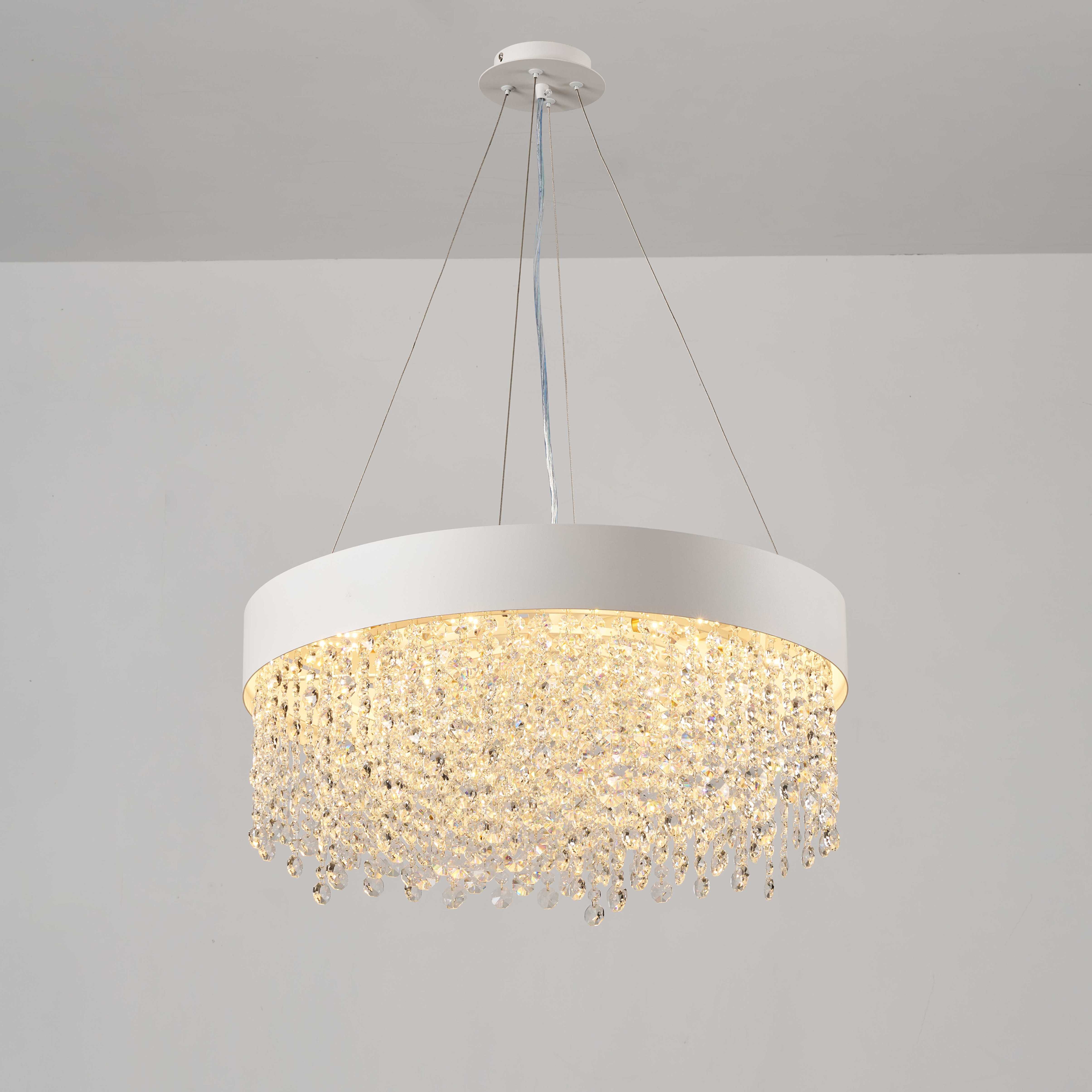 NW036-ф600*H240 (1200) WHITE PAINT (1) Люстра NW 