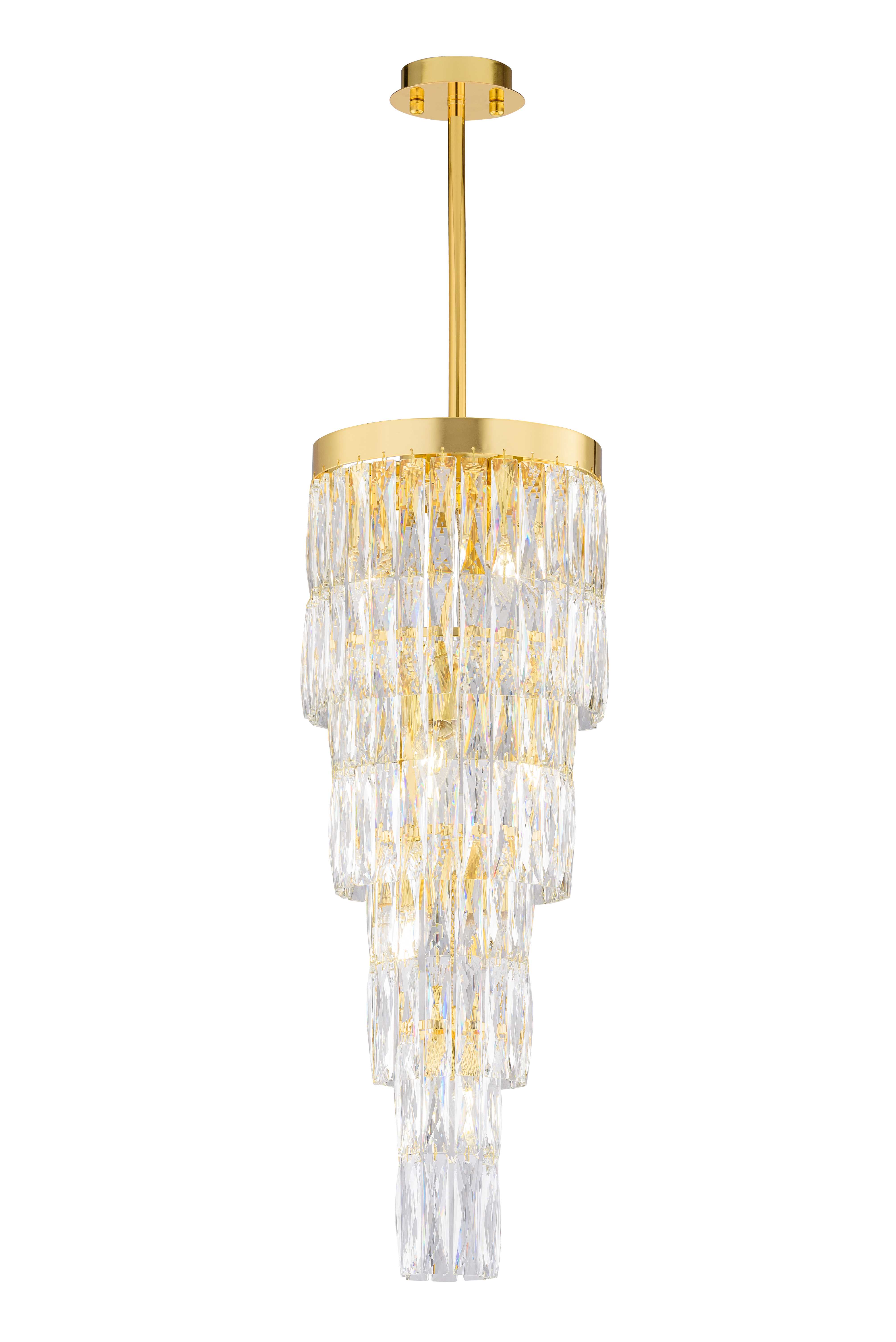 2774E/9A GOLD+CLEAR (1) Люстра NW # 