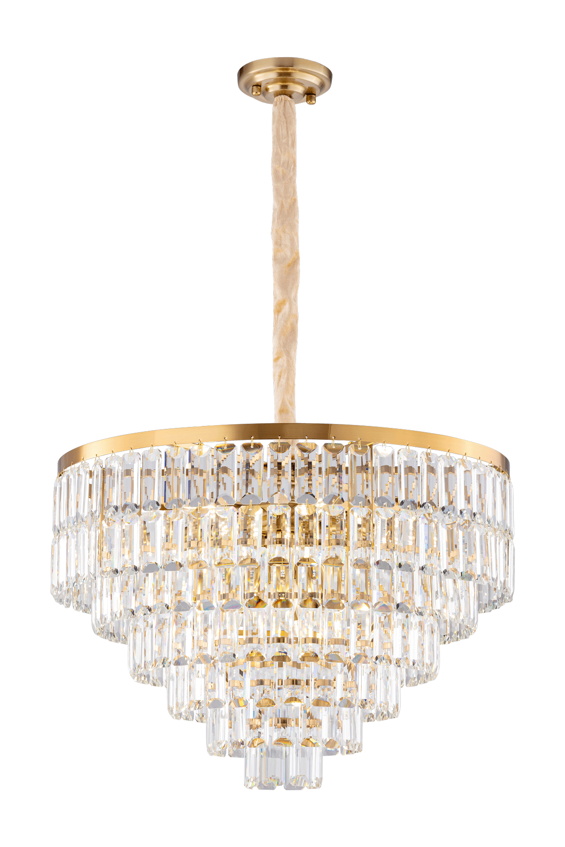 2752P/16A PLATING BRASS+CLEAR (1) Люстра NW # 