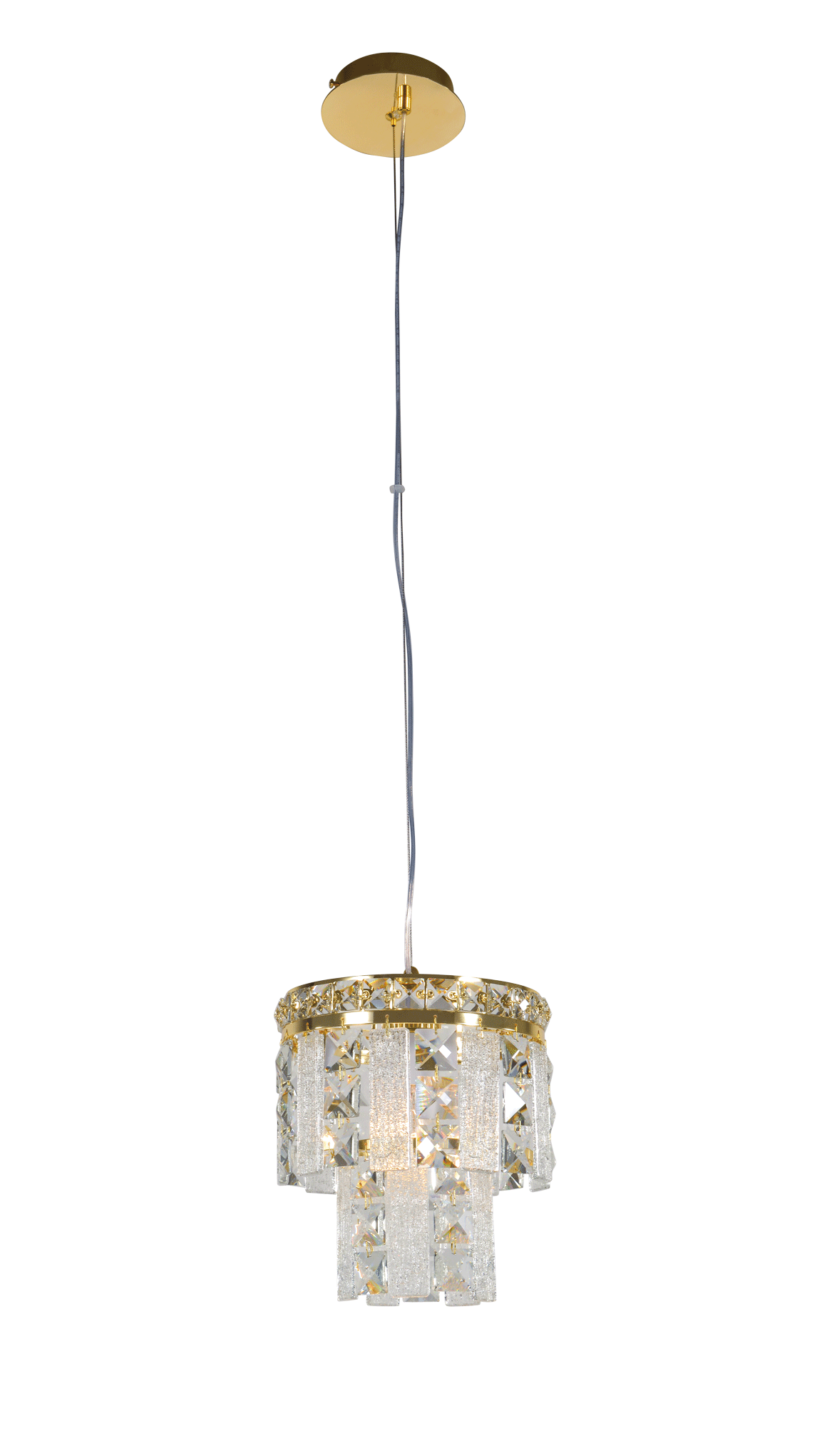 2894E/1 GOLD+CLEAR (1/10) Люстра NW # 