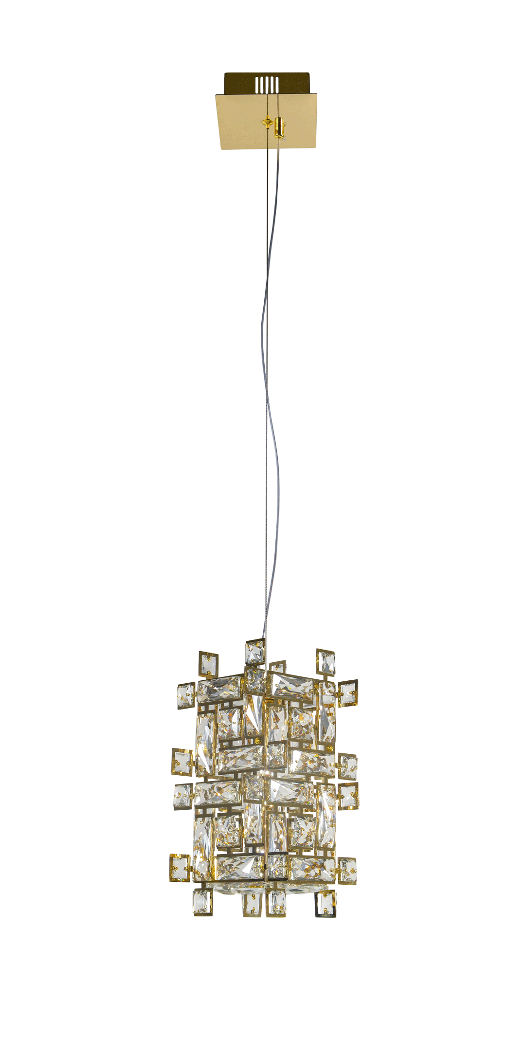6078E/1A GOLD+CLEAR (1) Люстра NW 