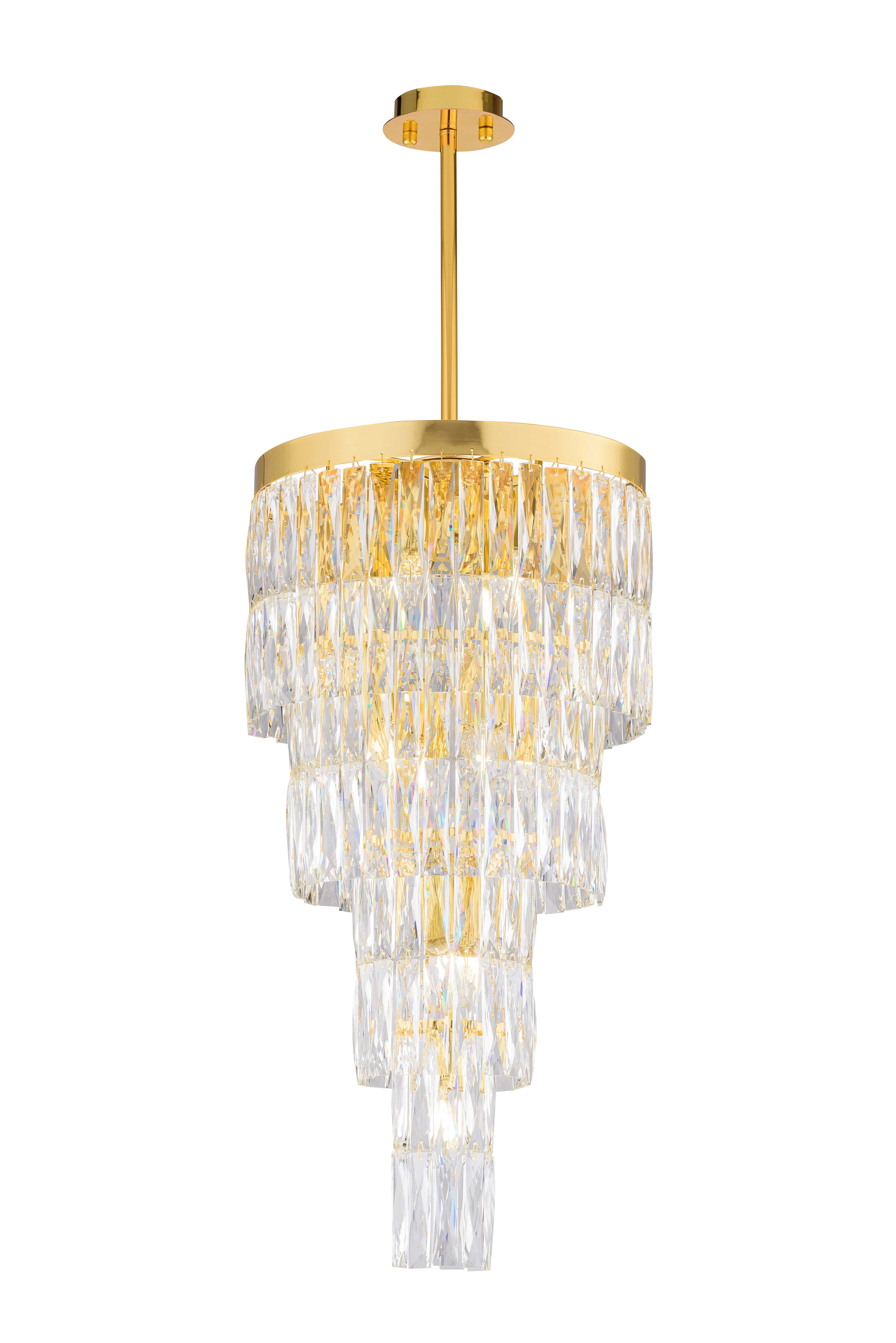 2774E/11A GOLD+CLEAR (1) Люстра NW # 