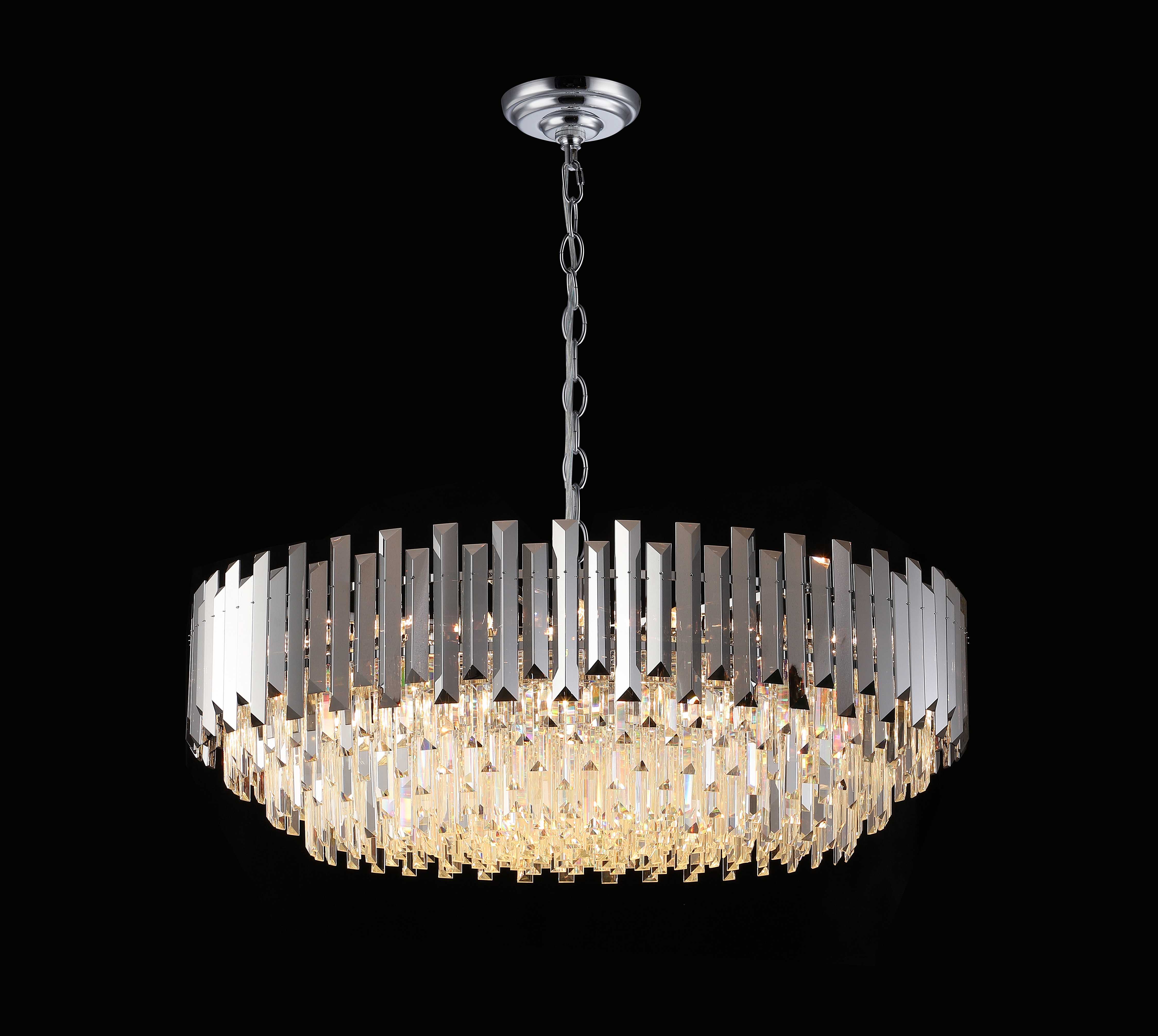 DM50-ф1000*H330(785)SM CHROME (1) Люстра (NW) (В 2-х коробках) 