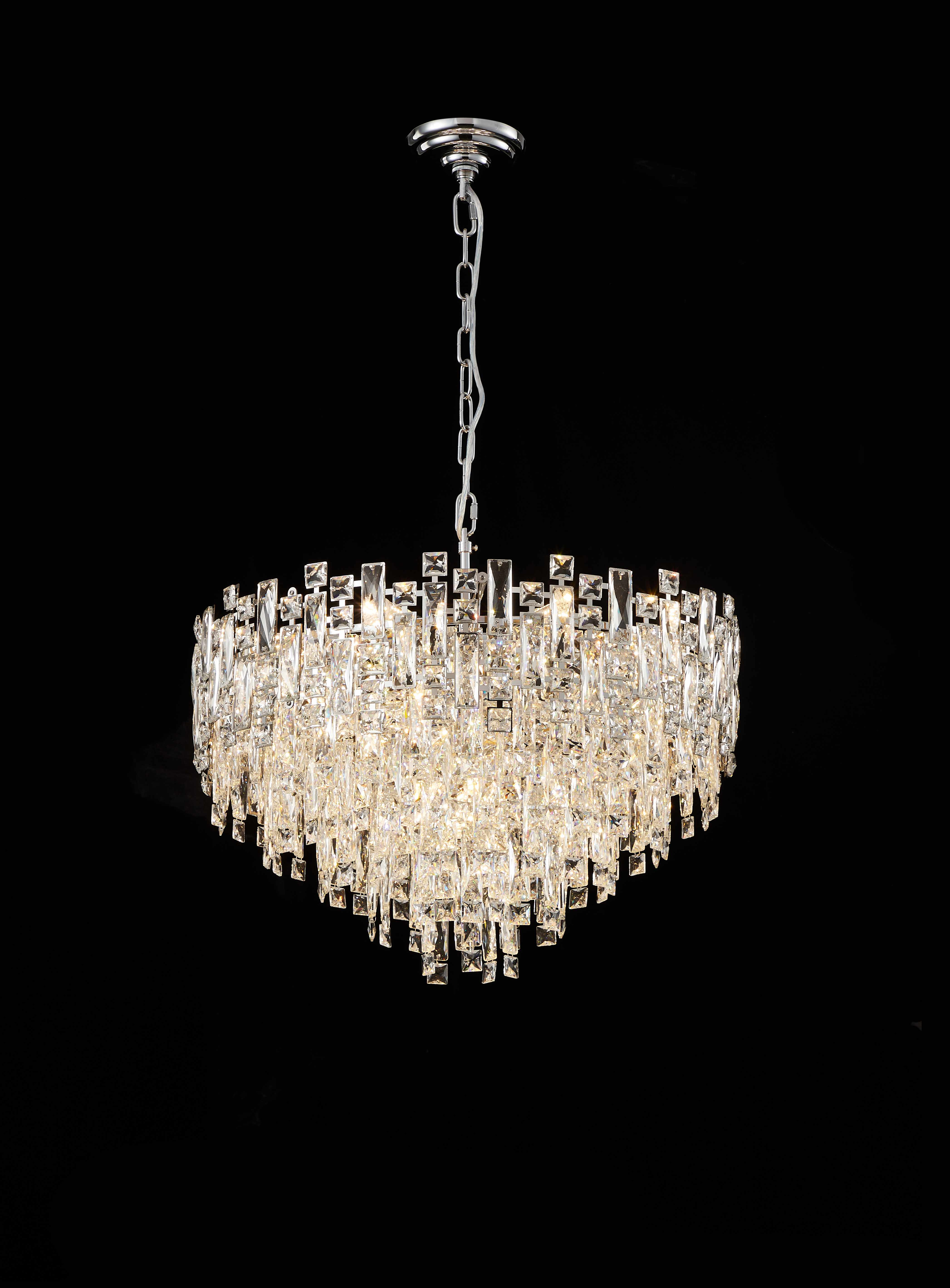 E82-ф600*H400 CHROME (1) Люстра NW 