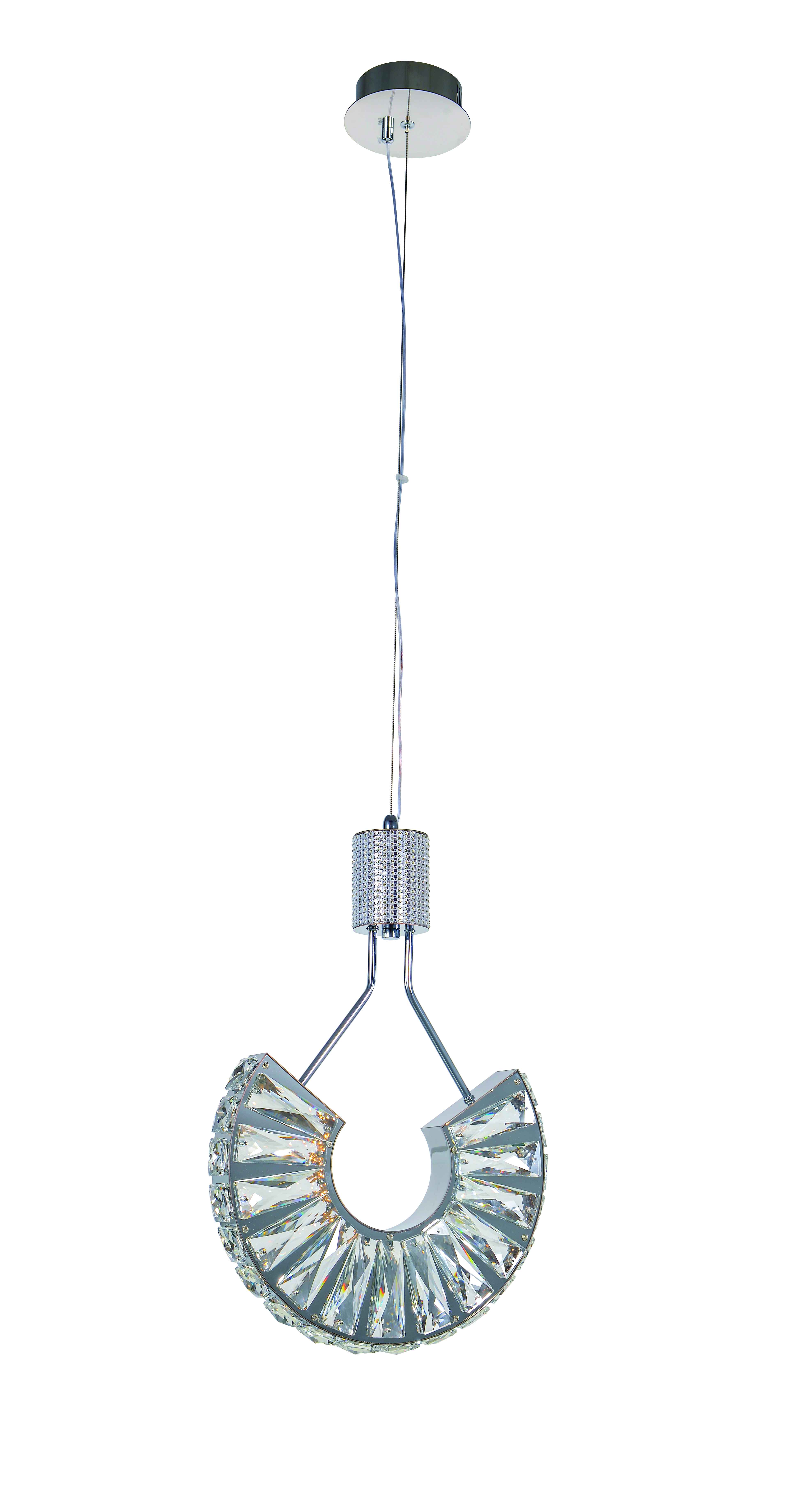 6019R/10W CHROME+CLEAR (1) Люстра NW 