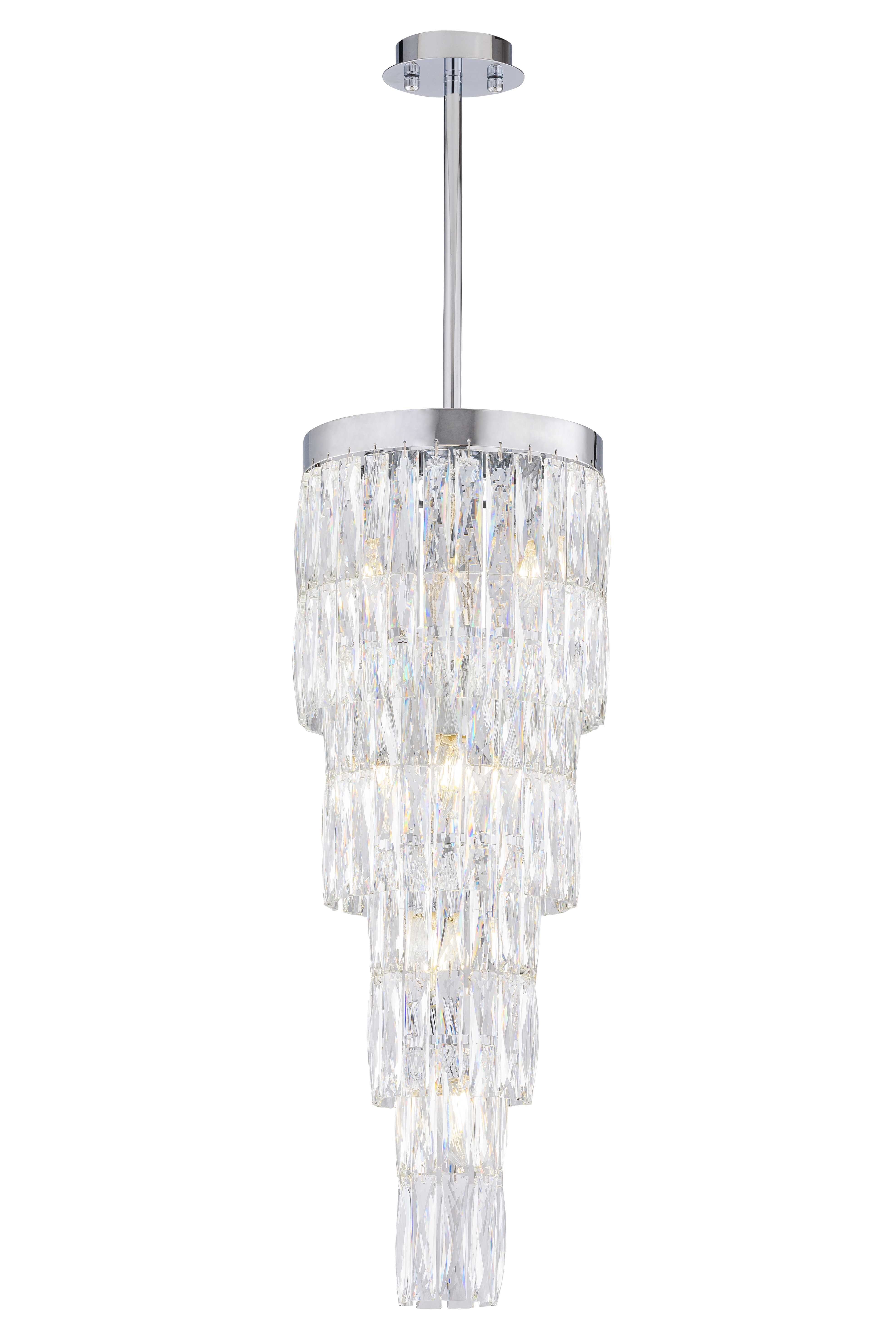 2774R/9A CHROME+CLEAR (1) Люстра NW # 