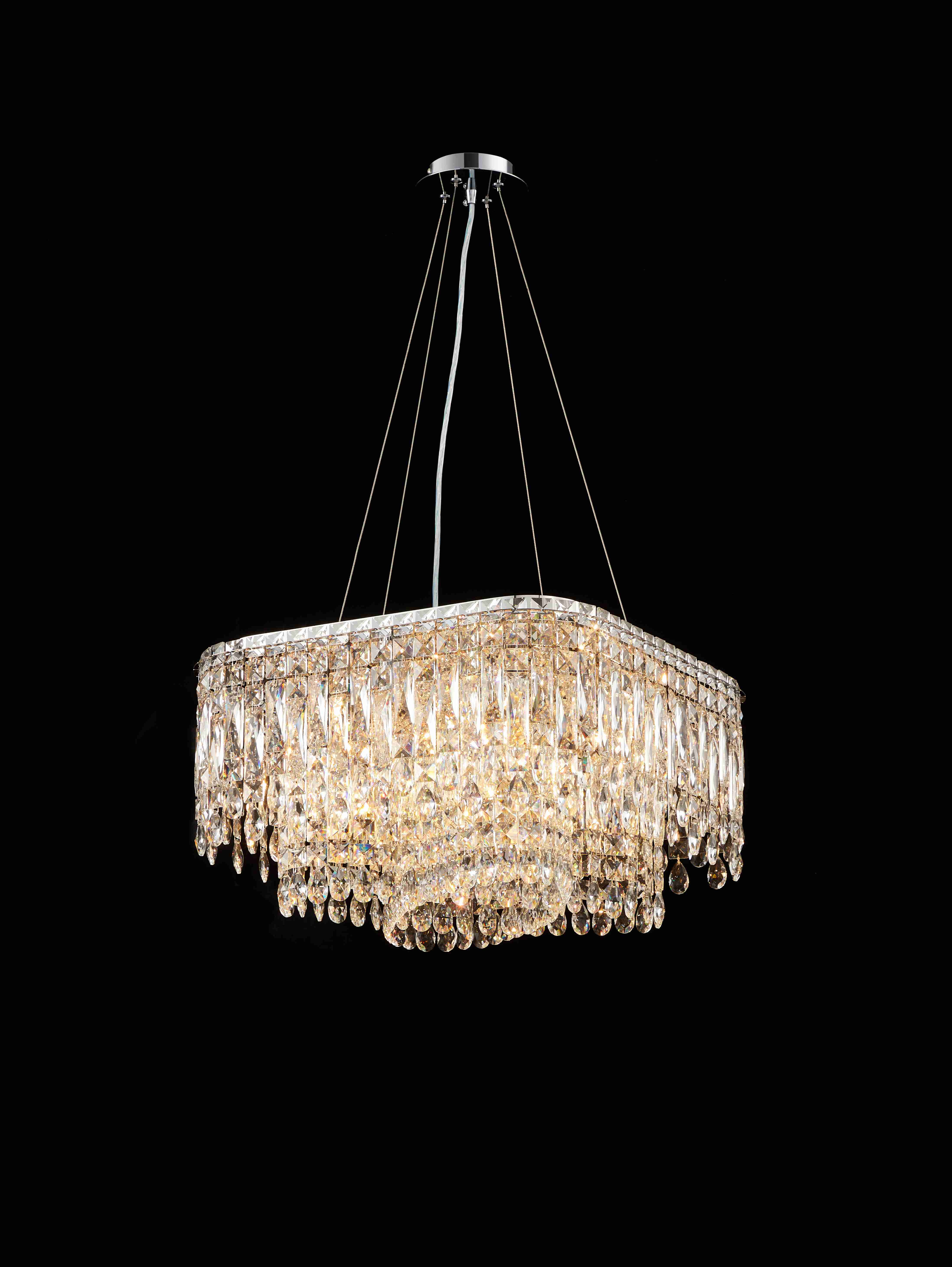 E67-ф500*H280 CHROME (1) Люстра NW # 