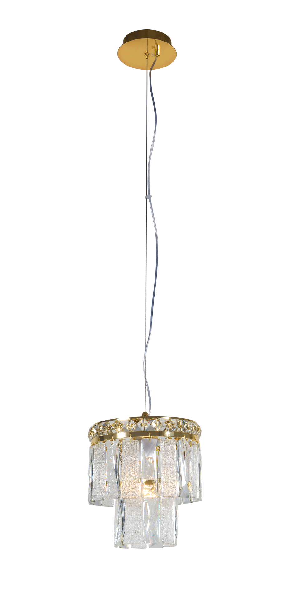 2893E/1 GOLD+CLEAR (1/10) Люстра NW # 